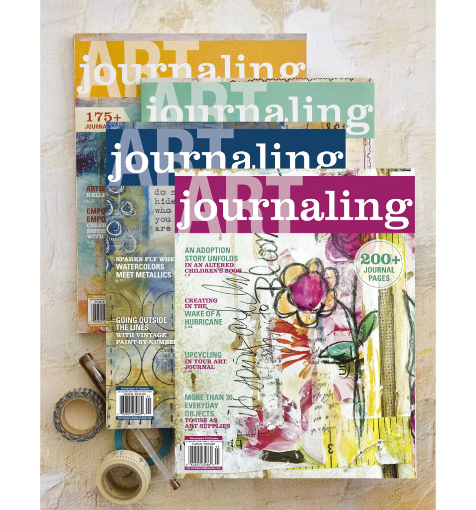 Art Journaling magazine cover images subscriptions