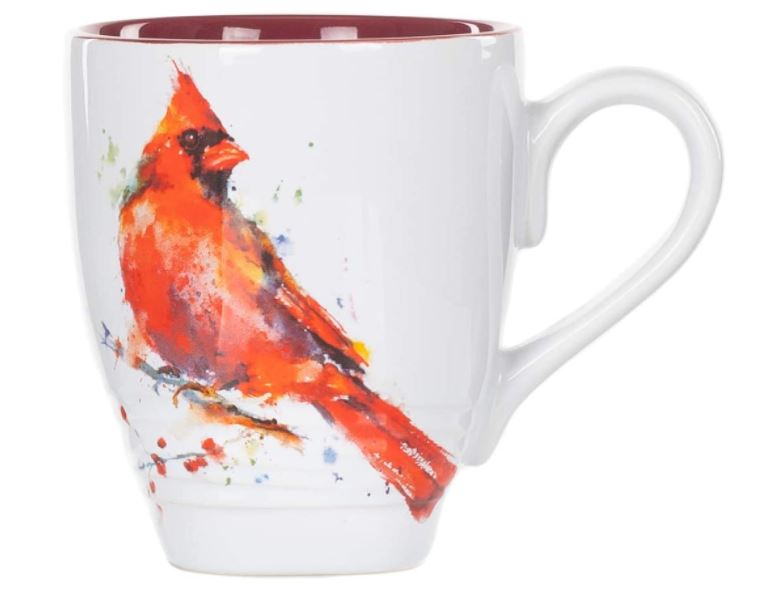 coffee mug cardinal Dean Crouser mug sets artist designs